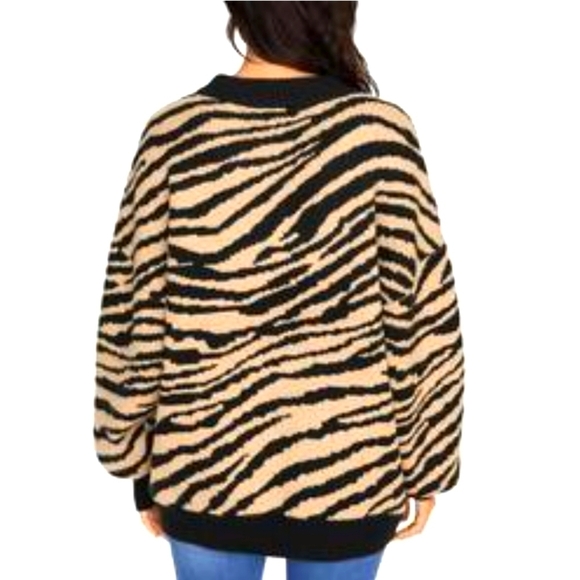 SANCTUARY zebra print long sleeves sweater - Picture 5 of 11